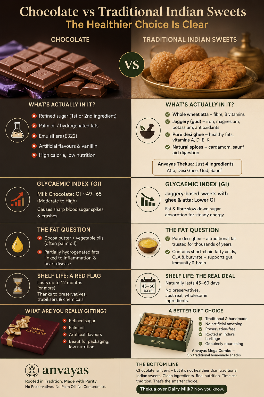 Chocolate vs Traditional Indian Sweets: Which Is Actually Healthier for Your Family?