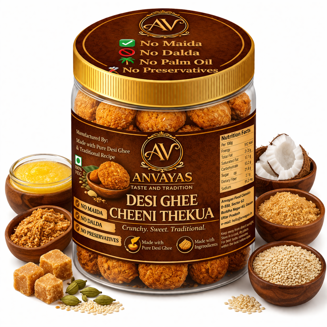 Anvayas Desi Ghee Gud Thekua – 9 reasons it is the ultimate traditional Indian snack, Bihar recipe