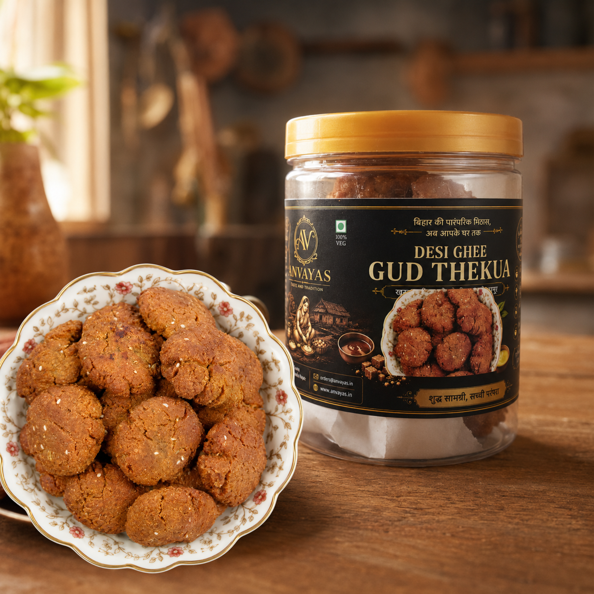 dei ghee gud thekua making