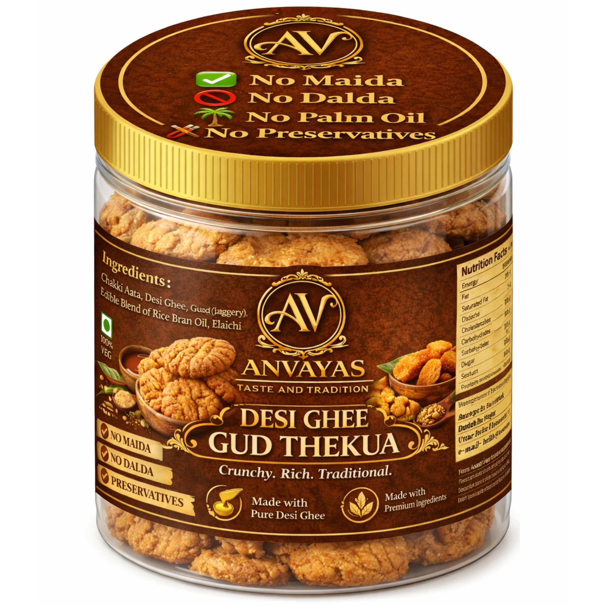 dei ghee gud thekua making